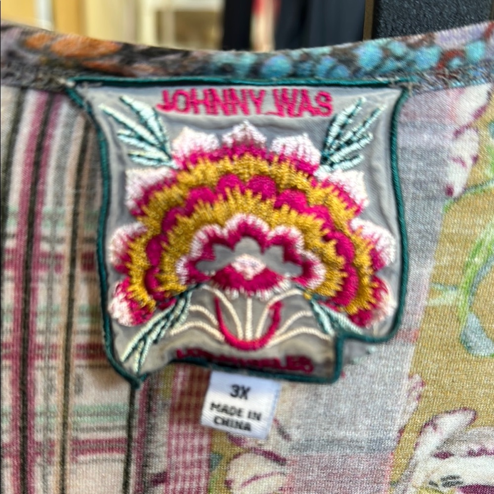 Johnny Was Multicolor Floral  Top - Picture 2 of 4